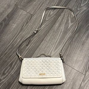 White Kate Spade Spring Crossbody Bag